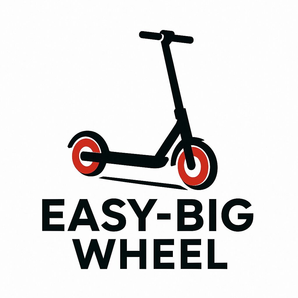 Easy big wheel logo concept